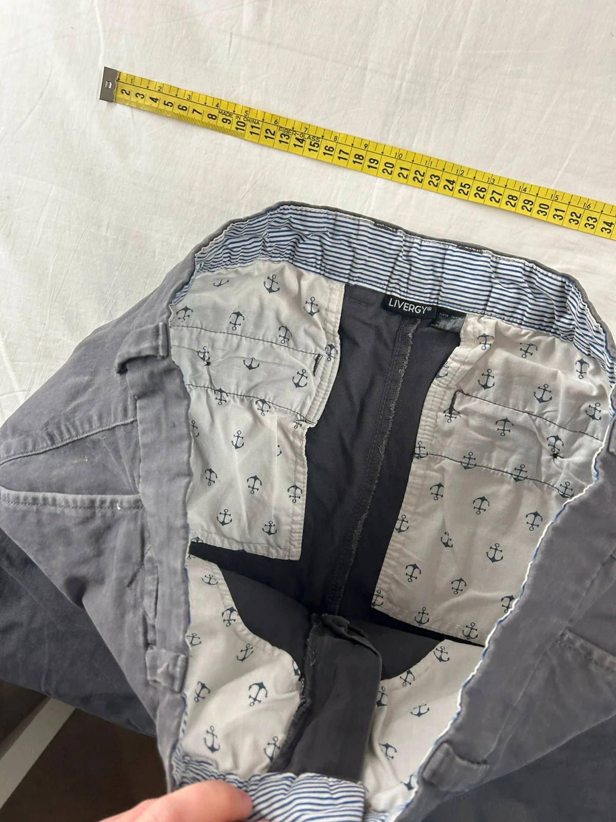 Calça Chino cinza Livergy – photo 9
